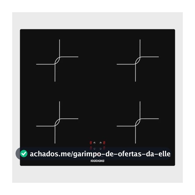 Cooktop de Indução Itatiaia Master 4Q 220V - Preto