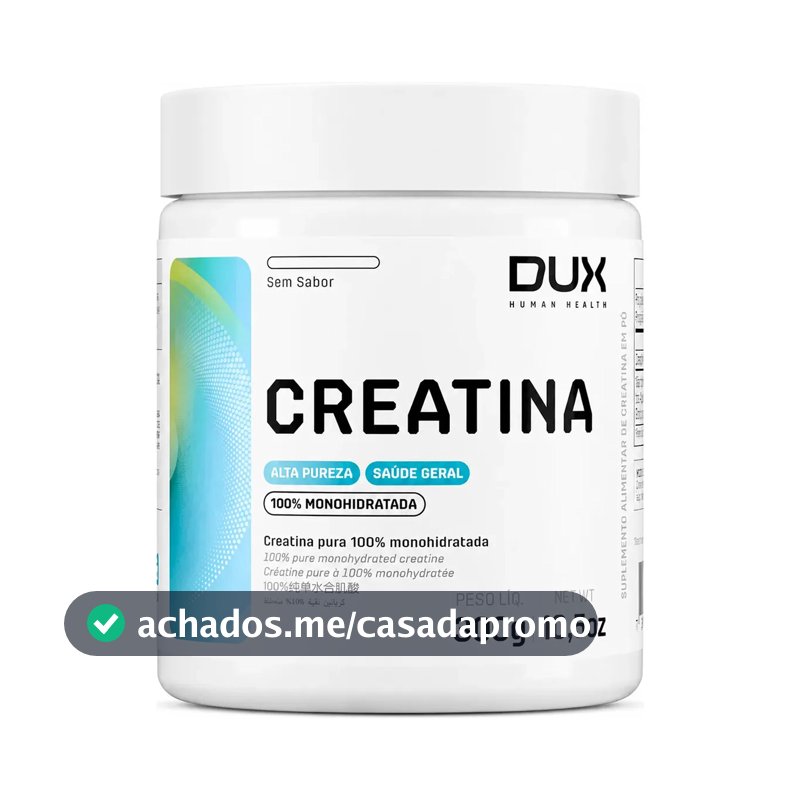 Creatina Dux Nutrition em pó Sem sabor x 300g