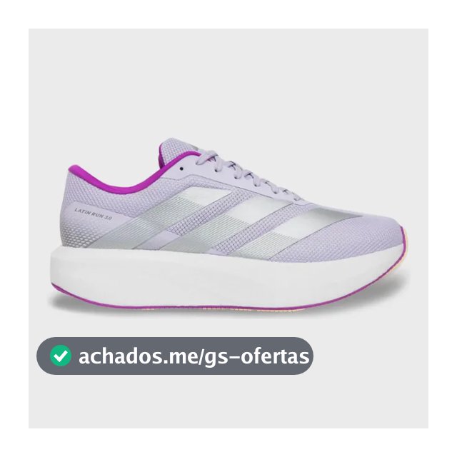 Tênis adidas Latin Run 3.0 Corrida Caminhada Treino Lilás 39 Br