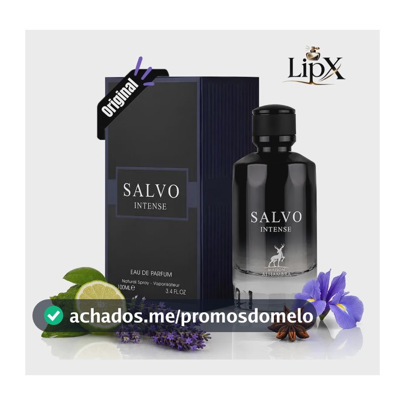 Perfume Arabe Salvo Intense Masculino Maison Alhambra Edp 100ml com Nf Lipx