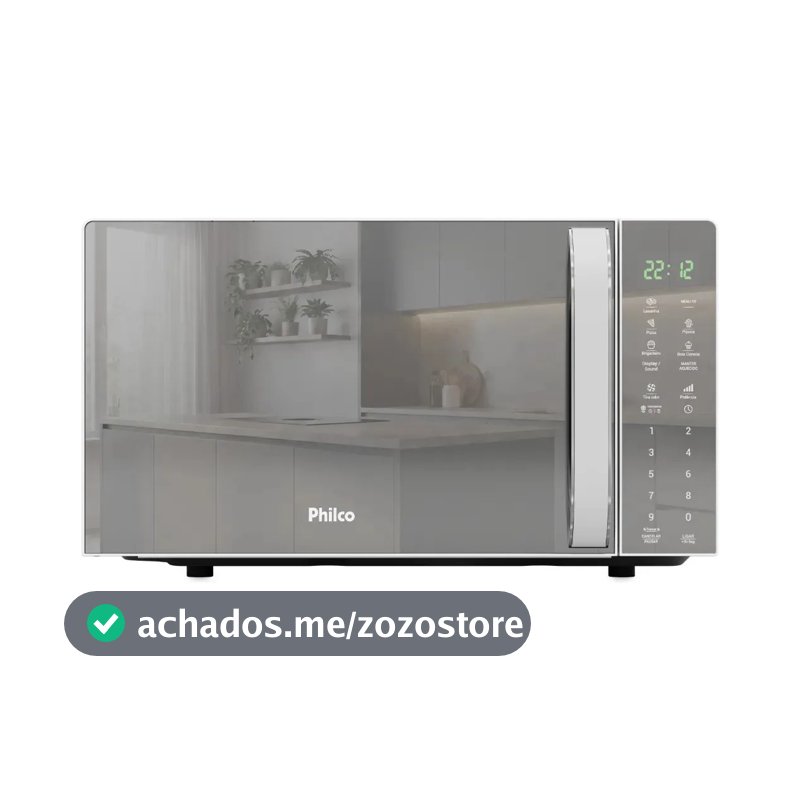 Micro-ondas Philco 20L Limpa Fácil PMO24E BCO/ESP