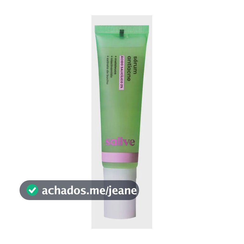Sérum Antiacne Sallve 35g - Ácido Salicílico 2