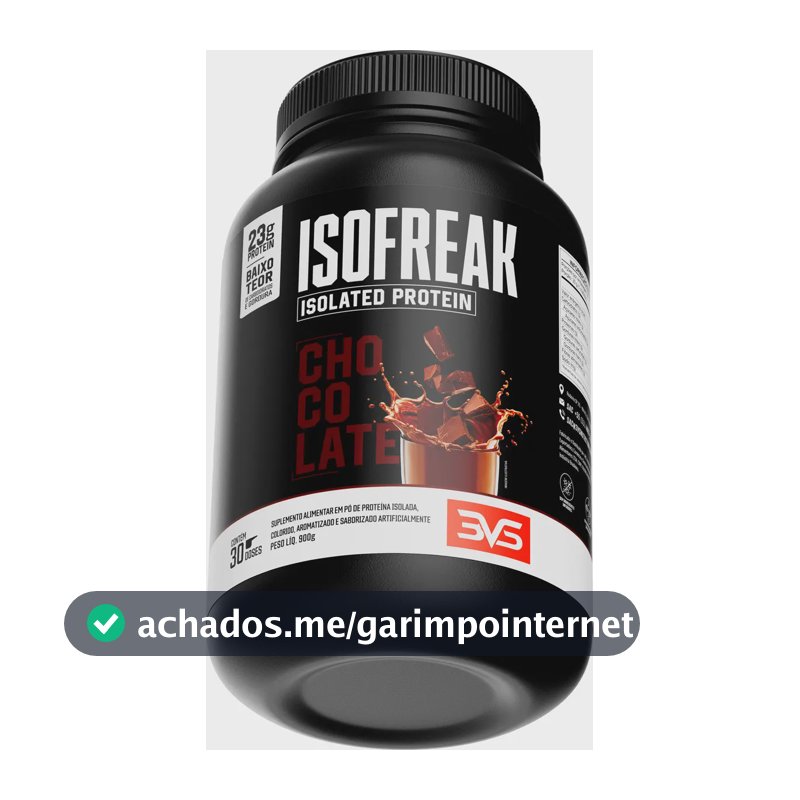 Whey Isolado Isofreak 900g Sabor: Chocolate - Fórmula Avançada Com 23g De Proteína Por Dose