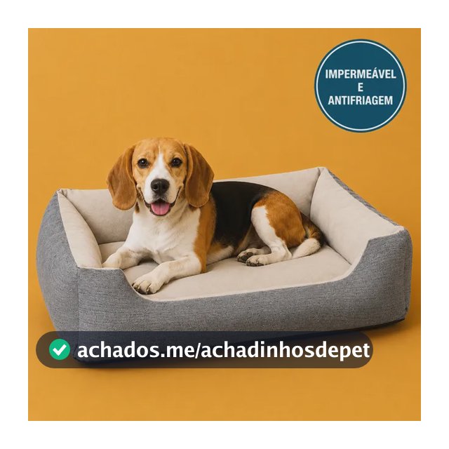 Cama Pet Cachorro E Gato Impermeável Antifriagem Média