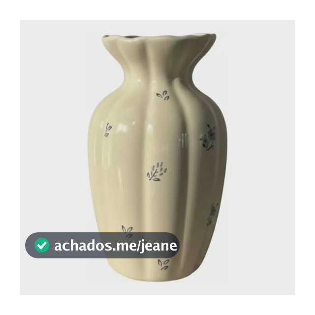 Vaso De Cerâmica Vintage Com Borda Ondulada Vaso De Flores O