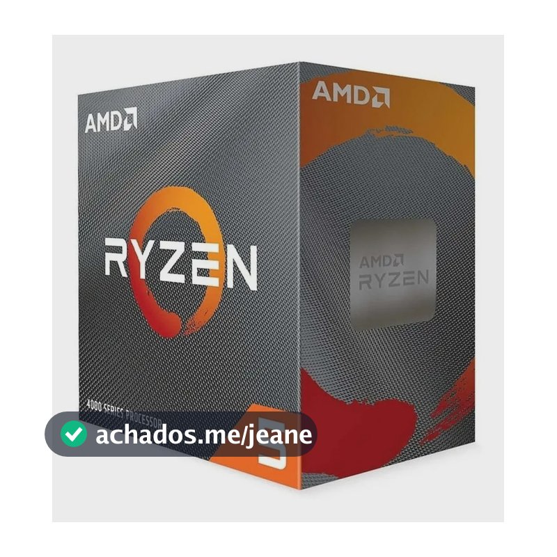 Processador AMD Ryzen 5 4500 Box AM4 4.1GHz 11MB Cache S/ Vídeo Integrado - 100-100000644BOX