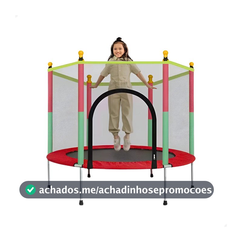 Cama Elástica Pula Pula Infantil Trampolim 1,4 Metros Atentu