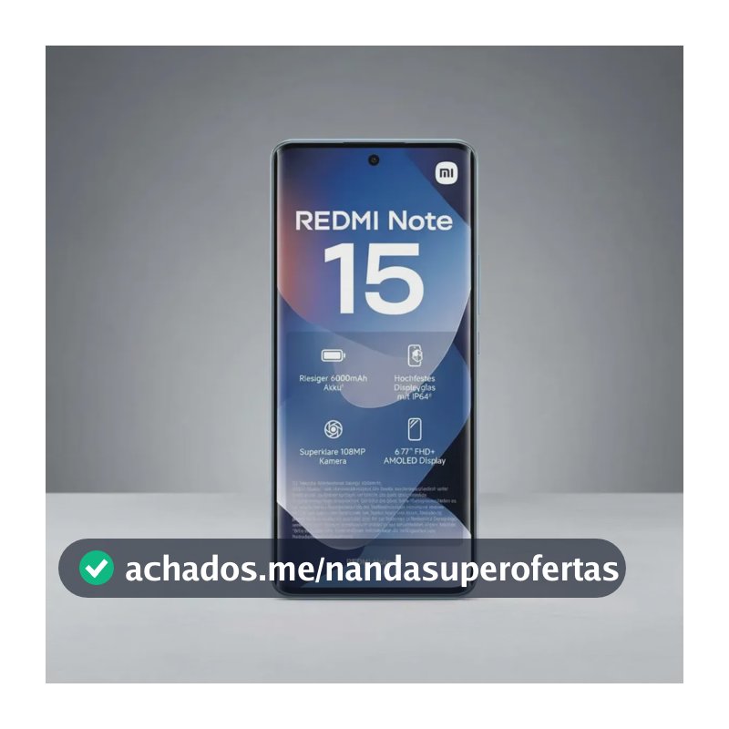 Celular Xiaomi Note 15 256gb 8gb Dual Sim 4g