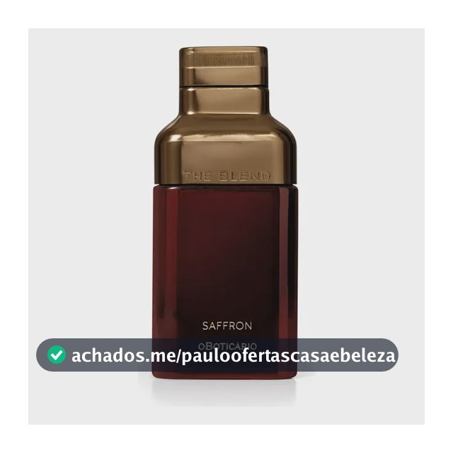 The Blend Saffron Eau De Parfum Masculino O Boticário 100ml