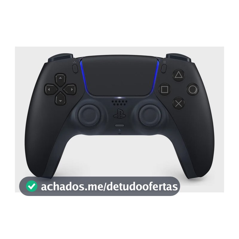 Controle Joystick Sem Fio Sony PlayStation 5 CFI-ZCT1W Midnight Black