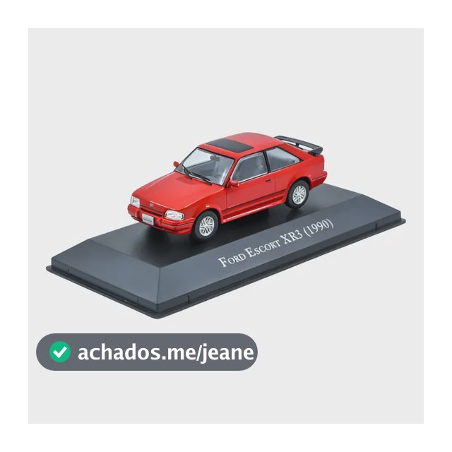 Carros Clássicos Do Brasil: Ford Escort Xr3 (1990) - Ed 23