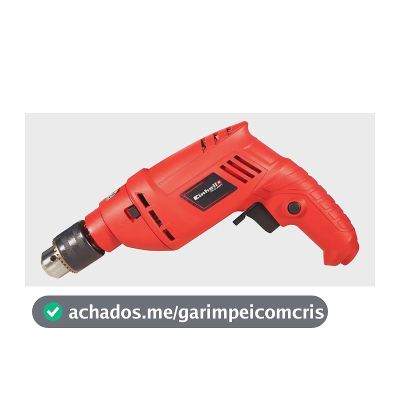 Furadeira De Impacto Einhell Profissional Madeira Metal 550w Vermelho 127v