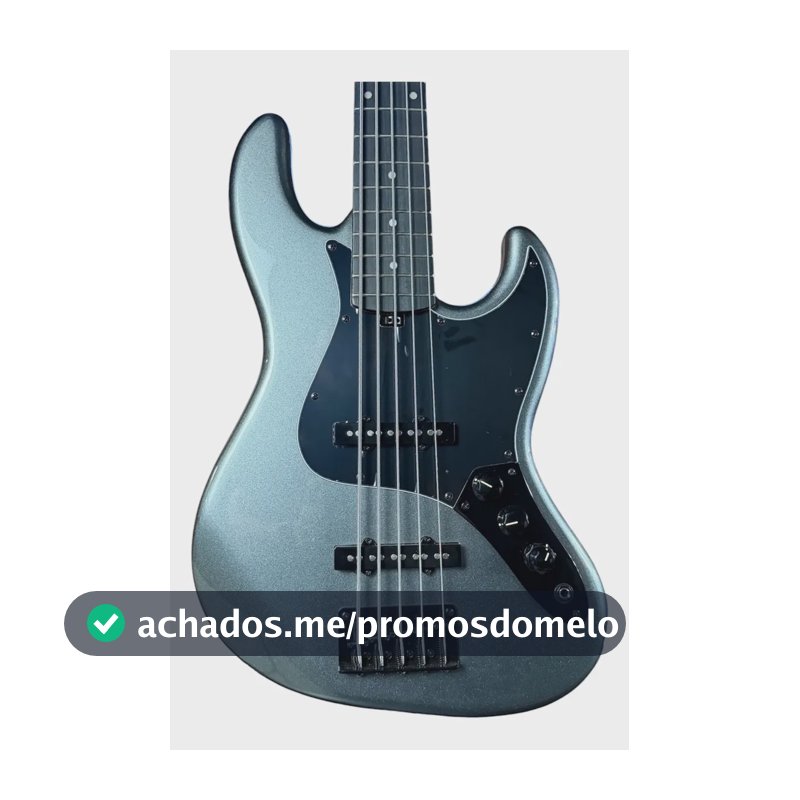 Contrabaixo Jazz Bass Tagima Tw-73 Plus 5 Cordas Ativo Destro Cinza Mdsv Envernizado 5