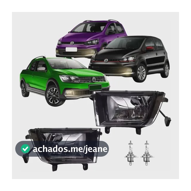 Par Farol Milha Auxiliar Fox Pepper 2015 16 17 2018 Neblina Transparente Volkswagen Fox Pepper Crossfox Spacecross 2015 2016 2017 2018 Saveiro Cross 2017 A 2022
