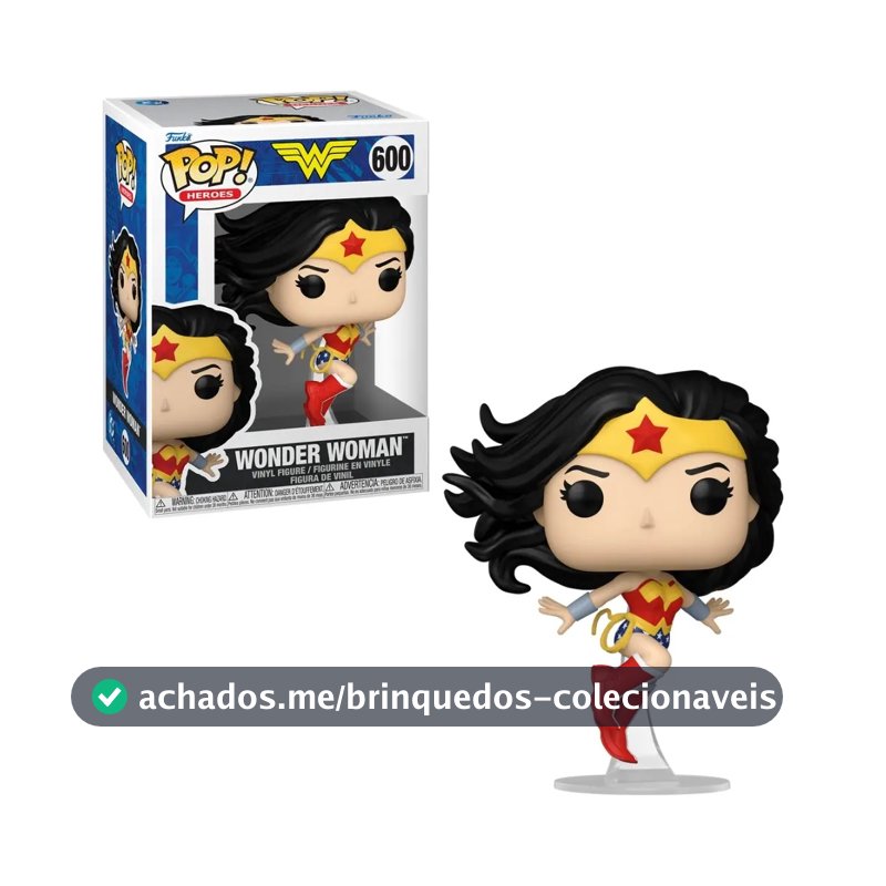 Boneco Funko Pop! Dc Comics Clássicos Mulher Maravilha