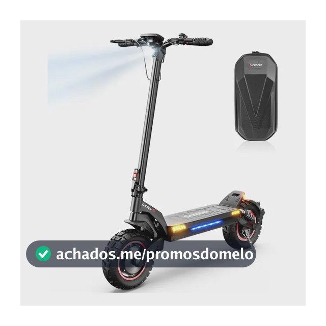 Scooter Elétrica Patín 60km/h 2000w 70km 17.5ah Com Aplicati Preto