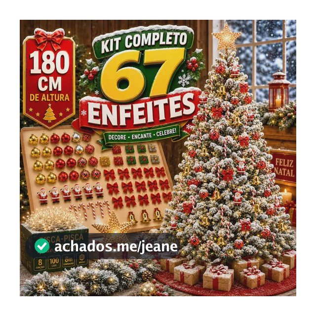 Árvore Natal 180cm Decorada Enfeite Pisca Led Cheia Completa