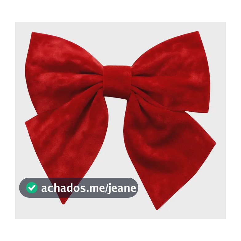 Laço Veludo Grande Arvore De Natal Vermelho Brilhante Luxo