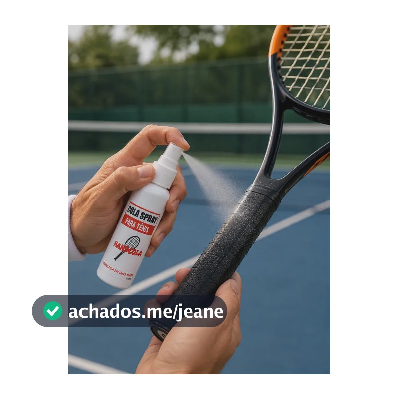 Cola Spray Para Tênis 55ml Aderência Para Raquetes Branco