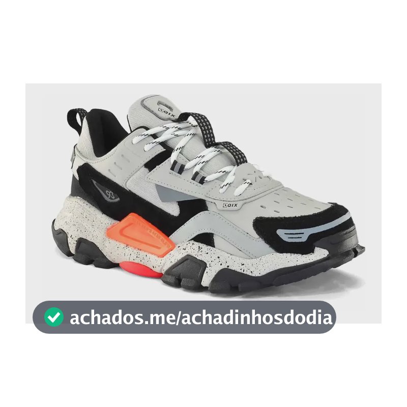Tênis Skate Trek Out Door Od Refletivo Original Casual Qix Odbege/preto 37 Br