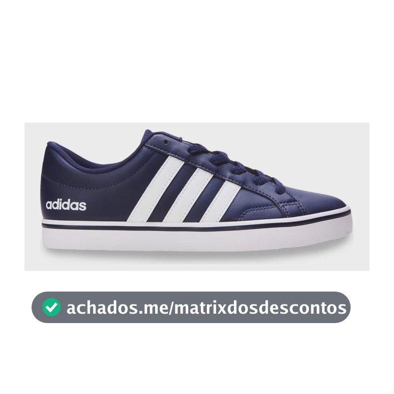 Tênis Masculino Vs Pace 2.0 adidas Ftwwht/cblack/ftwwht Liso