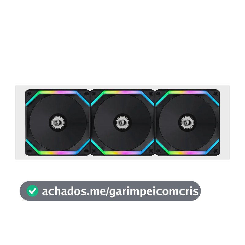 Fan Gamer Redragon By Lian Li Uni Fan Sl120 Preto LED ARGB