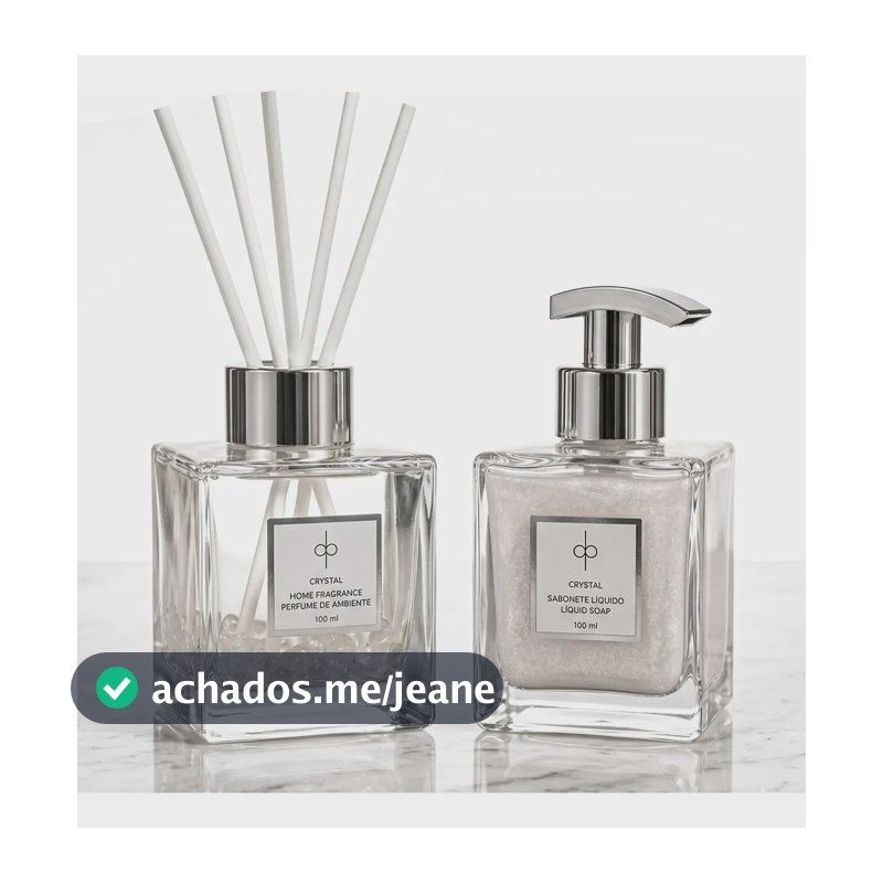 Kit - Aromatizador & Sabonete Crystal(chá Branco) Di Piettro