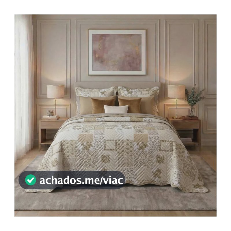 Cobre Leito Casal Microfibra Verona 150 Fios com 2 Porta-Travesseiros