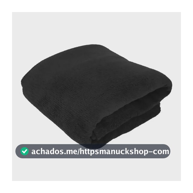 Manta Cobertor Micro Fibra 110 X 150cm - Cores Cor Preto Desenho do tecido Liso