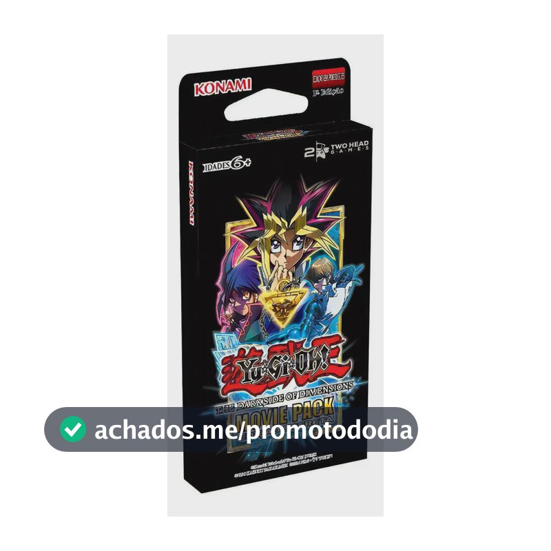 Yu-Gi-Oh! Movie Pack Edição Secreta Darkside Filme Booster Konami