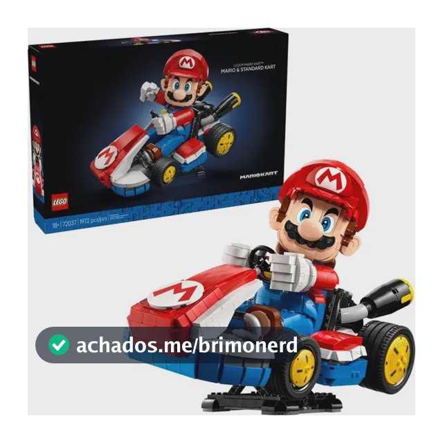 Super Mário - Mario Kart: Mario e Kart Padrão 1972 Peças 72037