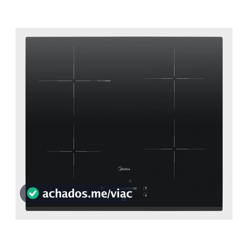 Cooktop 4 Bocas De Indução Even Pro Midea Cor Preto