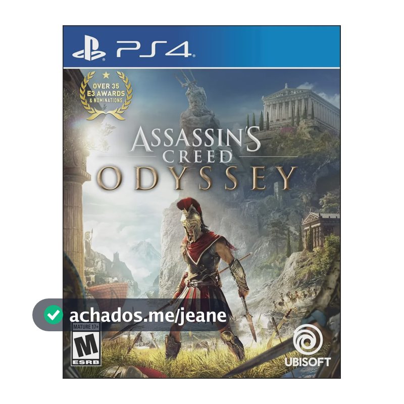 Jogo Assassins Creed Odyssey Ps4 Midia Fisica