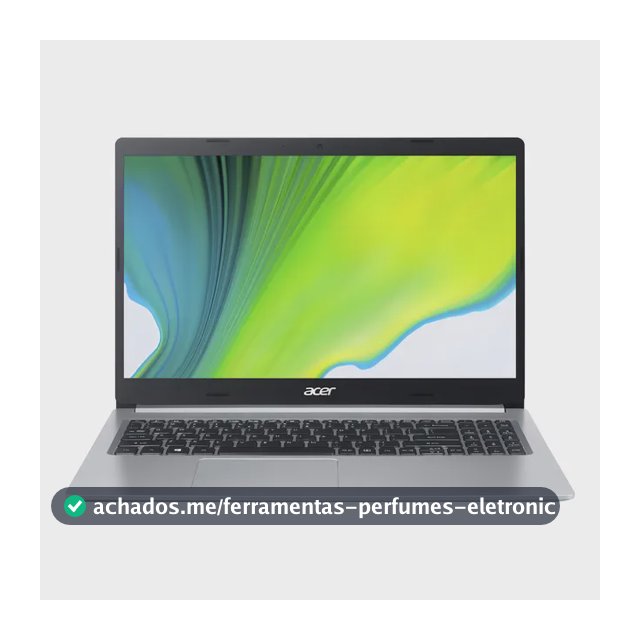 Notebook Acer Aspire 5 A515-45-R2A3 AMD Ryzen 5 5500U Windows 11 Home 8GB 512GB SSD 15,6' Full HD