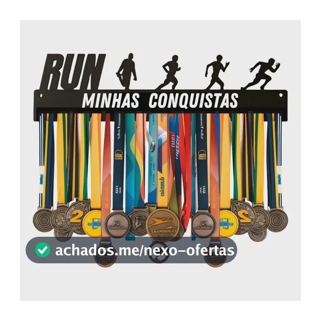 Melhor Porta Medalhas Suporte Parede Até 65 Medalhas Corrida Masculino
