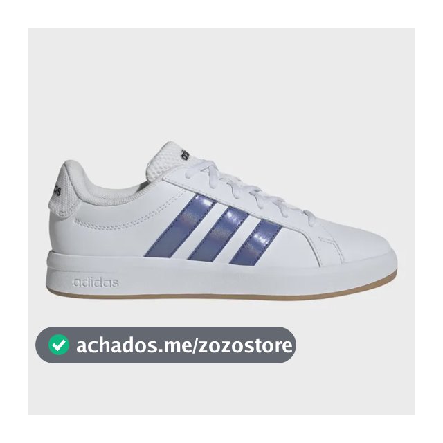 Tênis Feminino Grand Court Base 3.0 adidas Branco Liso 37 Br