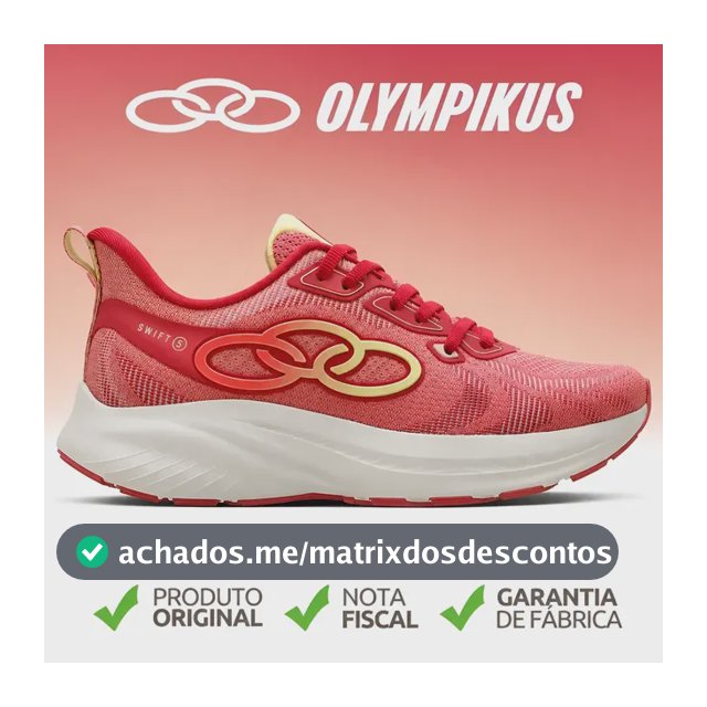 Tênis Olympikus Swift 5 Esportivo Feminino Original