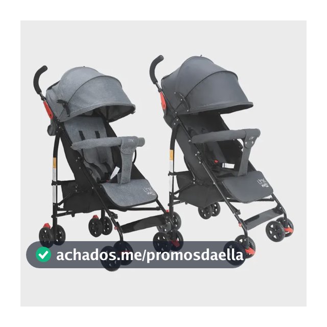 Carrinho De Bebê Guarda Chuva Modo Berço Link Maxi Baby