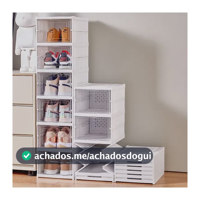 Sapateira Organizador Sapatos Empilhável Vertical 6 Andares