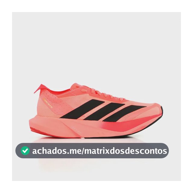 Tênis adidas Adizero Drive Rc Corrida 21 A 42 Km Lightstrike Rosa 44 Br