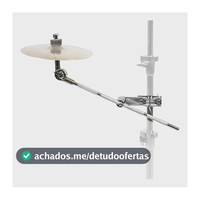 Braçadeira De Extensão De Prato Removível Palmusic Prateado