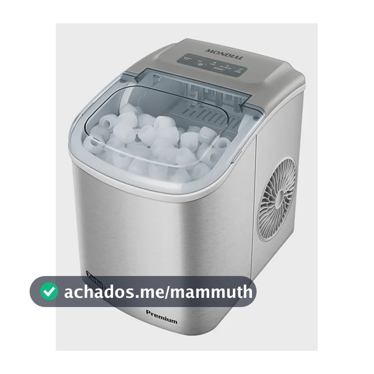 Máquina de Gelo Turbo Ice Premium, Mondial, 130W - MG-12-GI