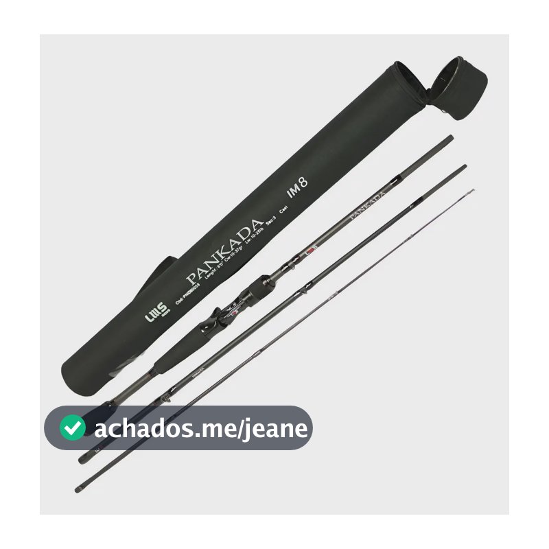 Vara Lumis Pankada Carretilha 5'8 6-17lb 3 Partes Com Case
