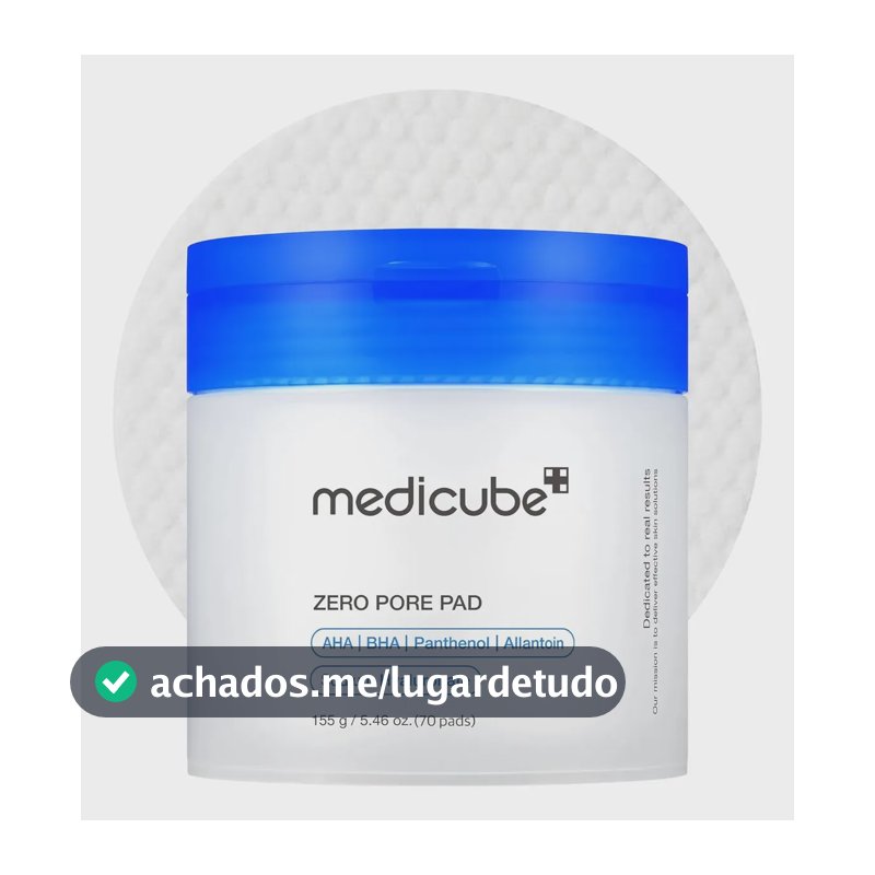 Medicube Zero Pore Pad 2.0 70 Pads para esfoliação e cuidado com os poros