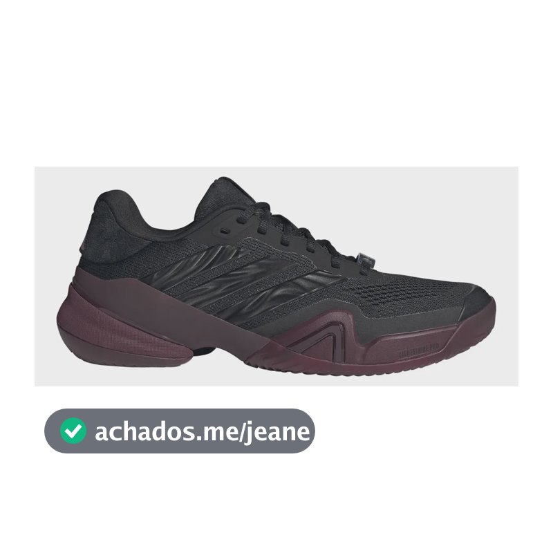 Tênis adidas Barricade 14 Masculino - Original Preto 41 Br