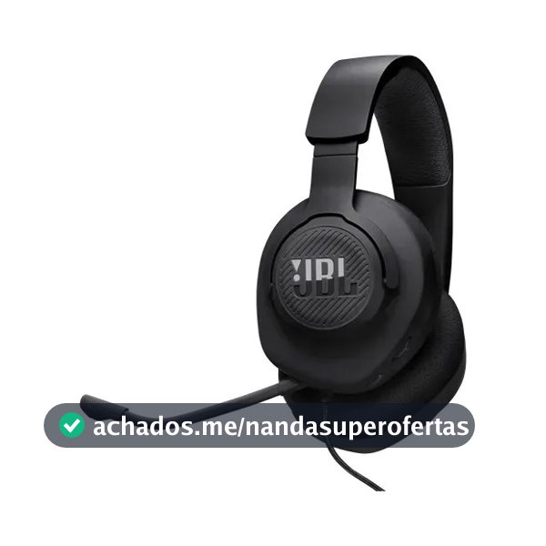 Fone de Ouvido JBL Quantum 100M2 Gamer Over-ear com Microfone Removível para PS4 e PS5