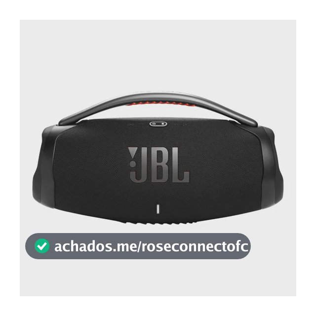Caixa De Som Boombox 3 Bluetooth Preta Jbl