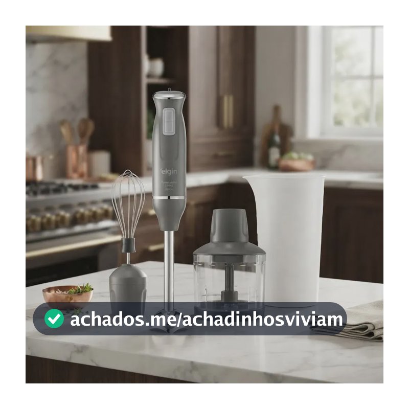 Mixer Power Inox 3 Em 1 600w Elgin Lunar -