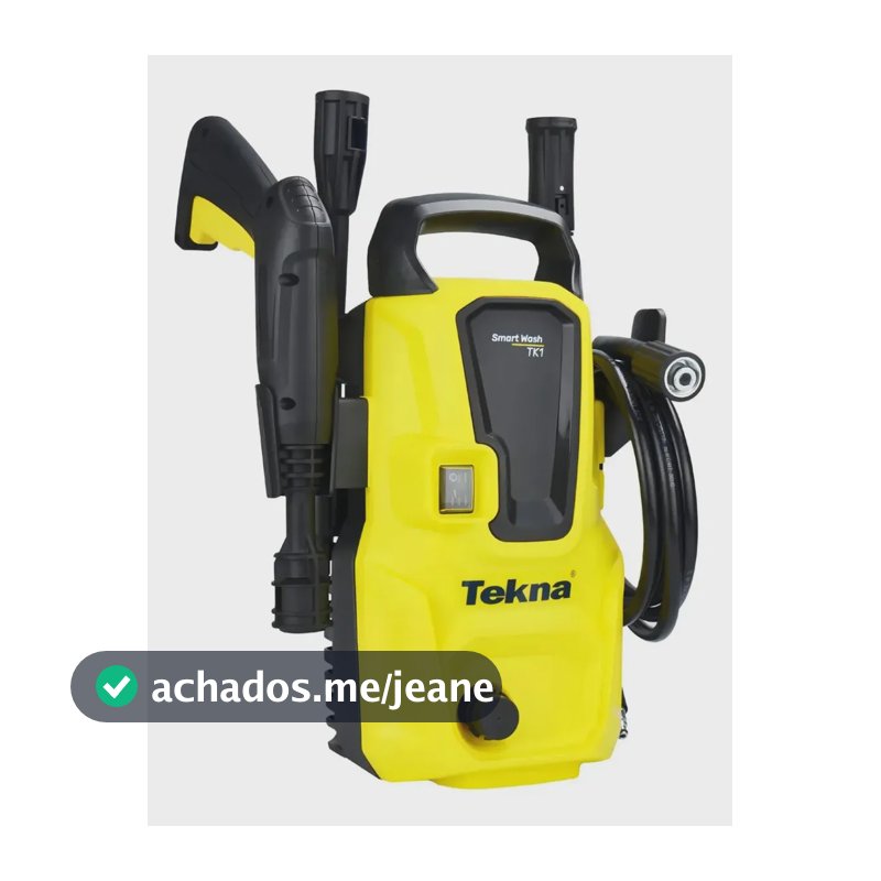 Lavadora De Alta Pressão C/ Jato Vap Regulável Hlx1600 Tekna Cor Amarelo Frequência 60Hz