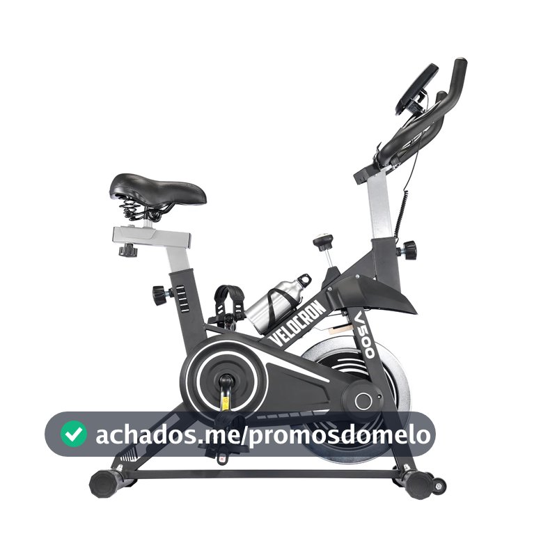Bicicleta Ergométrica Spinning Inércia 5kg Velocron V500 Preto